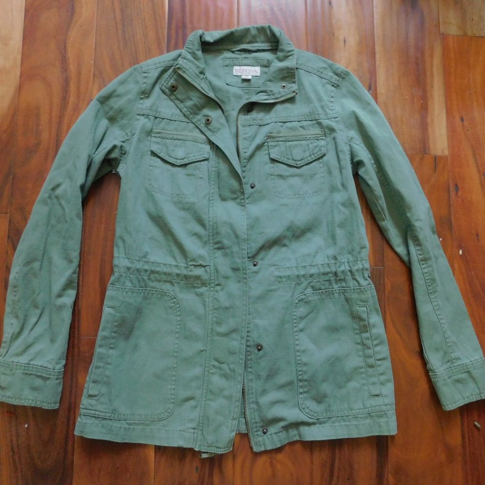 Green denim jacket (203)